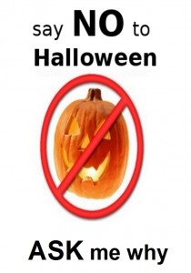 Say NO To Halloween T-Shirt Printing